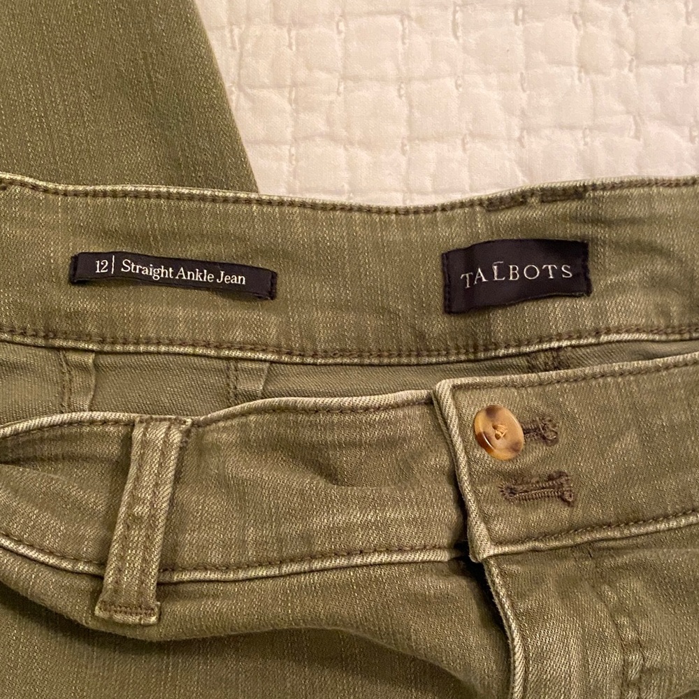 Talbots Women's Khaki Ankle Jeans